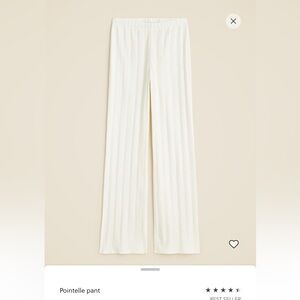 NWT J. Crew Pointelle Pants